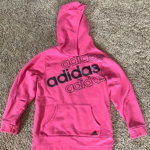 Adidas girls hooded sweatshirt size 10/12